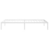 Metal Bed Frame without Mattress White 90x190cm 350905