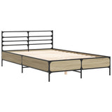 Bed Frame without Mattress Sonoma Oak 120x200 cm 3280038