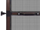 Brown Hinged Insect Screen for Doors 100 x 215 cm 141564