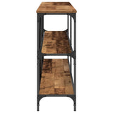 Console Table Old Wood 200 x 30 x 75 cm Engineered Wood 863445