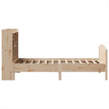 Bookcase Bed without Mattress 100x200cm Solid Wood Pine 3323158