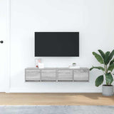 TV Cabinets 2 pcs Grey Sonoma 60x31x25.5 cm Engineered Wood 861501