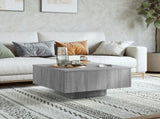 Coffee Table Grey Sonoma 60x60x31.5 cm Engineered Wood 815838