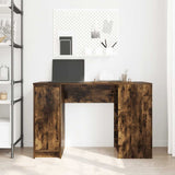 Desk Smoked Oak 120x42x76 cm Engineered Wood 861818
