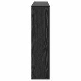 Radiator Cover Black Oak 149 x 20 x 82 cm Engineered Wood 869220