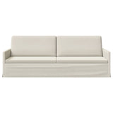 3 Seater Sofa Cream 220 x 81 x 82 cm Velvet 42041161