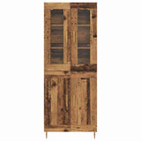 Highboard 2 pcs Old Wood Engineered Wood 3415820