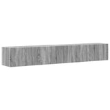 TV Wall Cabinet 2 pcs Grey Sonoma 98 x 31 x 29.5 cm 892242