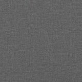 Bed Frame without Mattress Dark Grey Double Fabric 3284766