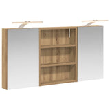 Bathroom Cabinet Set 3 pcs 100 x 10.5 x 50 cm Engineered wood 3403695