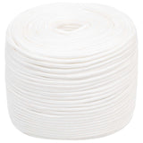 Multipurpose Utility Rope 10 mm 500 m White PP 645 kg Max Load 3473031