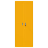 Storage Cabinet Mustard Yellow 80 x 40 x200 cm Steel 3406193