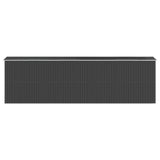 Garden Shed Anthracite 192x689x223 cm Galvanised Steel 3147455
