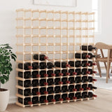 Wine Rack for 120 Bottles 112.5x23x123.5 cm Solid Wood Pine 353754