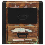Bedside Cabinet Multicolour 40x35x40 cm Solid Wood Reclaimed 4015954