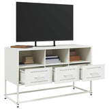 TV Cabinet White 100.5x39x60.5 cm Steel 846547