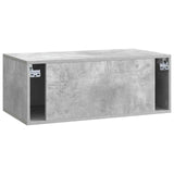 Wall-Mounted TV Cabinet 78.5 x 41 x 30 cm Concrete Grey 899198
