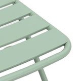 Garden Folding Chair Folding 2 pcs Light Mint 42 x 52 x82cm 42002940