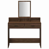 Dressing Table Brown Oak 100 x 41 x 140 cm Engineered Wood 865151