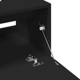 Sink Cabinet Black 40x37x59 cm Engineered Wood 848102