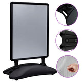 A1 Waterbase Poster Stand Black Aluminium Alloy 51205