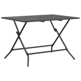 Outdoor Furniture Set Folding 5 pcs Anthracite Iron and Steel 3422893