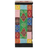 Hand Painted Sideboard with Doors 53x30x75 cm Solid Wood Mango 350681