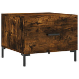 Coffee Tables 2 pcs Smoked Oak 50x50x40 cm Engineered Wood 829407