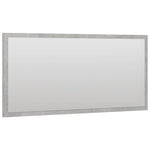 ZNTS 2 Piece Bathroom Furniture Set Concrete Grey Engineered Wood 804885
