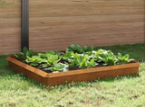 Snail Fences 8 pcs Rusty Weathering Steel 874881