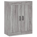 Highboard Grey Sonoma 69.5x34x180 cm Engineered Wood 3199631