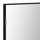 Mirror Black oak 80 x 37 cm Glass and Engineered Wood 863308