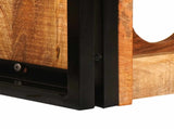 Wine Rack Brown 100 x 45 x 33 cm Solid Rough Mango Wood 4104760