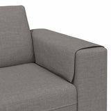 Living Room Couch Taupe 250 x 77 x 76 cm Polyester 3335086