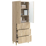 Cabinet Set 2 pcs Sonoma Oak 66 x 34.5 x 90 cm Engineered Wood 3416720