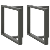 Dining Table Legs T-Shaped 2 pcs Anthracite 90x35x cm Steel 4013066