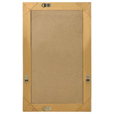 320321 Wall Mirror Baroque Style 50x80 cm Gold