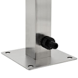 Garden Water Column Stainless Steel Square 65 cm 45454