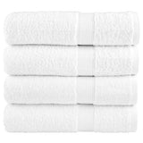 Premium Shower Towels "SOLUND" 4 pcs White 70x140 cm 600 gsm 137129