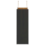 Paper Bags 250 pcs with Handles Black 26x12x35 cm 4101870