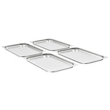 Gastronorm Containers 4 pcs GN 1/1 20 mm Stainless Steel 50878