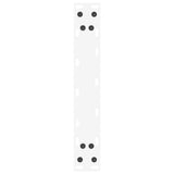 Console Table Legs U-Shaped 2 pcs White 28x cm Steel 4013169