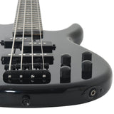 Electric Bass Guitar for Beginner with Bag Black 4/4 46" 70181