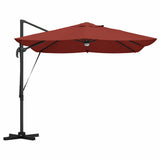 Umbrella Terracotta 351 x 250 x 253 cm Polyester and Aluminium 42003366