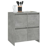Sideboard Concrete Grey 70x41x75 cm Engineered Wood 809768