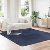 Shaggy Rug High Pile NAVARRA Navy 240x240 cm Polyester 4102891