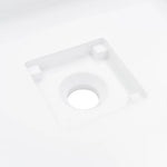 Wash Basin 50x50x12.3 cm Mineral Cast/Marble Cast White 144071