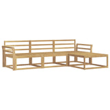 Outdoor Sofa Set 4 pcs White 254 x 162.5 x 73 cm 3386268