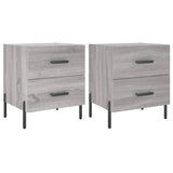 Bedside Cabinets 2 pcs Grey Sonoma 40x35x47.5 cm Engineered Wood 827337