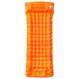 Self Inflating Camping Mattress with Pillow 1-Person Orange 4007095